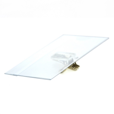 Ecuson transparent Office box, cu ac si clip, 90x58 mm
